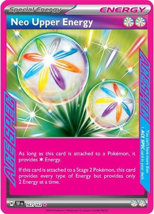 Pokemon TCG - SV05: Temporal Forces - Neo Upper Energy - 162/162 - Holofoil