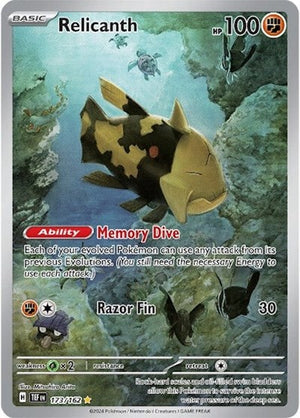 Pokemon TCG - SV05: Temporal Forces - Relicanth - 173/162 - Holofoil