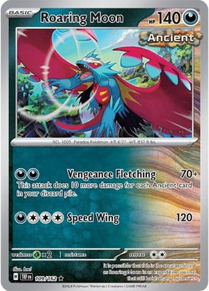 Pokemon TCG - SV05: Temporal Forces - Roaring Moon - 109/162 - Reverse Holofoil