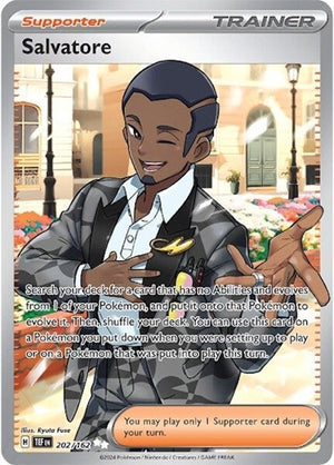 Pokemon TCG - SV05: Temporal Forces - Salvatore - 202/162 - Holofoil