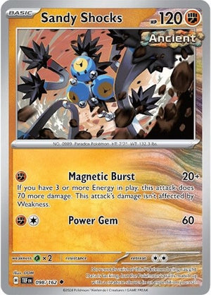 Pokemon TCG - SV05: Temporal Forces - Sandy Shocks - 098/162 - Reverse Holofoil