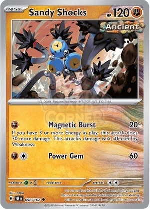 Pokemon TCG - SV05: Temporal Forces - Sandy Shocks - 098/162