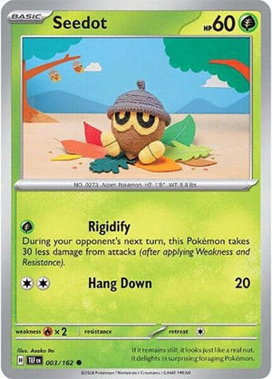 Pokemon TCG - SV05: Temporal Forces - Seedot - 003/162