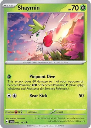 Pokemon TCG - SV05: Temporal Forces - Shaymin - 013/162