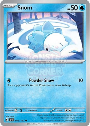 Pokemon TCG - SV05: Temporal Forces - Snom - 045/162 - Reverse Holofoil