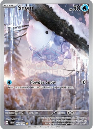 Pokemon TCG - SV05: Temporal Forces - Snom - 168/162 - Holofoil