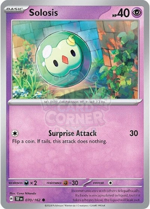 Pokemon TCG - SV05: Temporal Forces - Solosis - 070/162