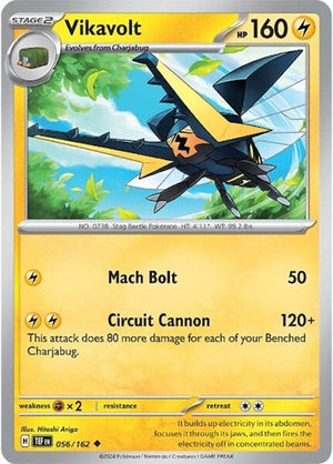 Pokemon TCG - SV05: Temporal Forces - Vikavolt - 056/162