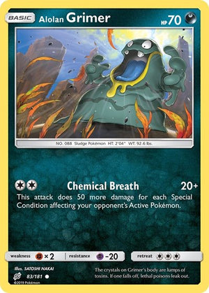 Pokemon TCG - SM - Team Up - Alolan Grimer - 83/181