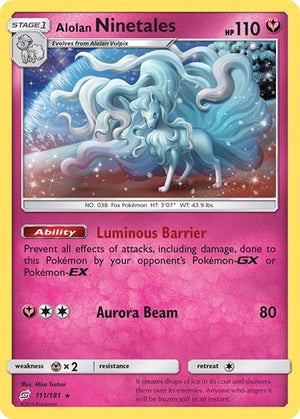Pokemon TCG - SM - Team Up - Alolan Ninetales - 111/181 - Holofoil