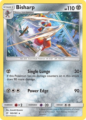 Pokemon TCG - SM - Team Up - Bisharp - 105/181