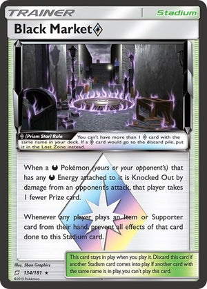 Pokemon TCG - SM - Team Up - Black Market Prism Star - 134/181 - Holofoil