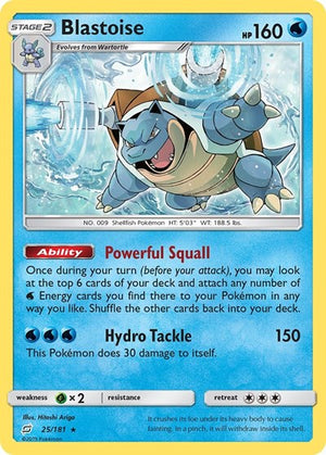 Pokemon TCG - SM - Team Up - Blastoise - 25/181
