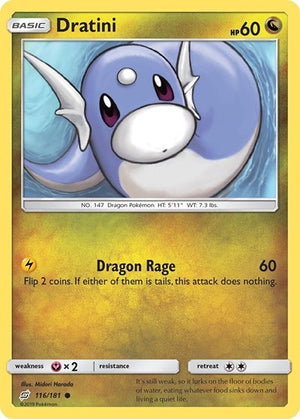 Pokemon TCG - SM - Team Up - Dratini - 116/181 - Reverse Holofoil