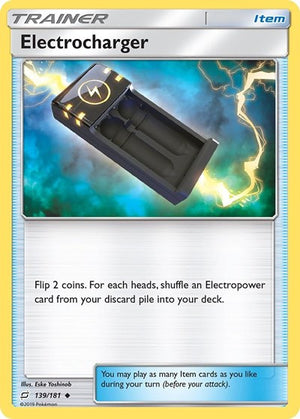 Pokemon TCG - SM - Team Up - Electrocharger - 139/181 - Reverse Holofoil