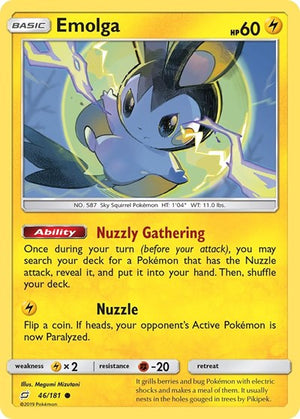 Pokemon TCG - SM - Team Up - Emolga - 46/181