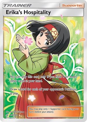 Pokemon TCG - SM - Team Up - Erika's Hospitality - 174/181 - Holofoil