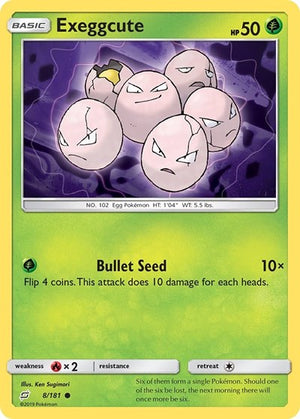 Pokemon TCG - SM - Team Up - Exeggcute - 8/181