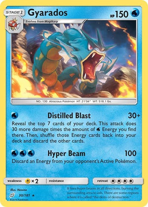 Pokemon TCG - SM - Team Up - Gyarados - 30/181 - Reverse Holofoil