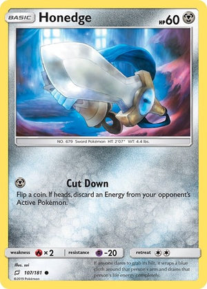 Pokemon TCG - SM - Team Up - Honedge - 107/181