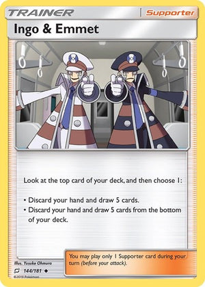 Pokemon TCG - SM - Team Up - Ingo & Emmet - 144/181