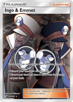 Pokemon TCG - SM - Team Up - Ingo & Emmet - 176/181 - Holofoil