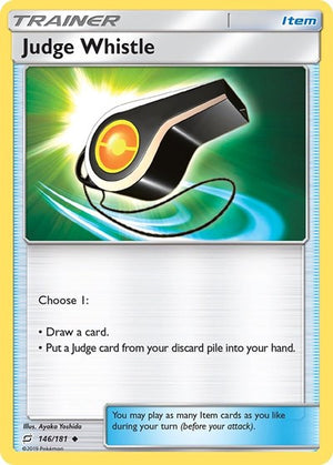 Pokemon TCG - SM - Team Up - Judge Whistle - 146/181 - Reverse Holofoil