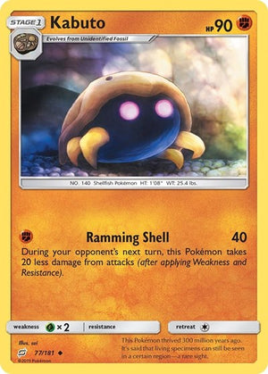 Pokemon TCG - SM - Team Up - Kabuto - 77/181