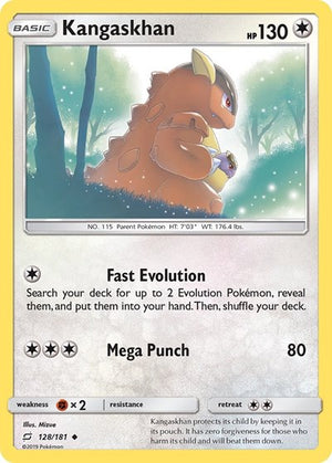 Pokemon TCG - SM - Team Up - Kangaskhan - 128/181