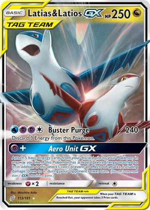 Pokemon TCG - SM - Team Up - Latias & Latios GX - 113/181 - Holofoil