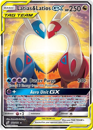Pokemon TCG - SM - Team Up - Latias & Latios GX - 170/181 - Holofoil