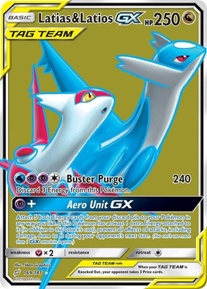 Pokemon TCG - SM - Team Up - Latias & Latios GX - 169/181 - Holofoil