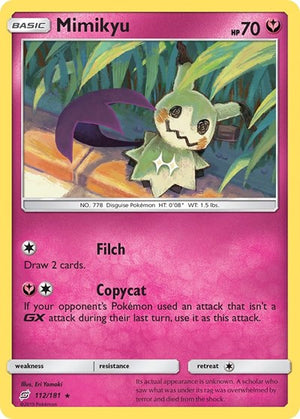 Pokemon TCG - SM - Team Up - Mimikyu - 112/181