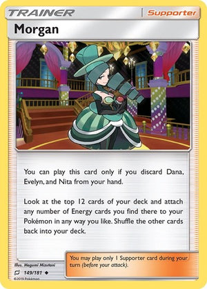 Pokemon TCG - SM - Team Up - Morgan - 149/181 - Reverse Holofoil