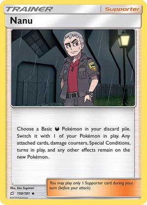 Pokemon TCG - SM - Team Up - Nanu - 150/181
