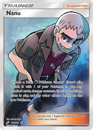 Pokemon TCG - SM - Team Up - Nanu - 179/181 - Holofoil