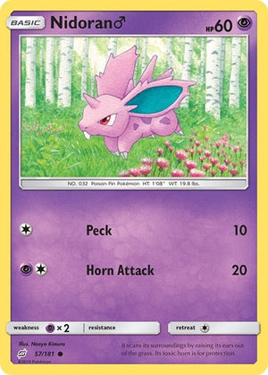 Pokemon TCG - SM - Team Up - Nidoran M - 57/181