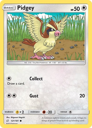 Pokemon TCG - SM - Team Up - Pidgey - 121/181 - Reverse Holofoil