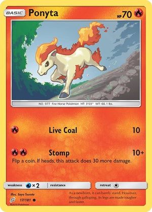 Pokemon TCG - SM - Team Up - Ponyta - 17/181