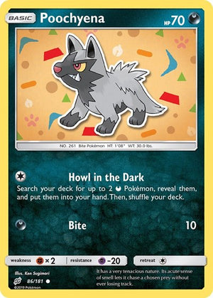 Pokemon TCG - SM - Team Up - Poochyena - 86/181