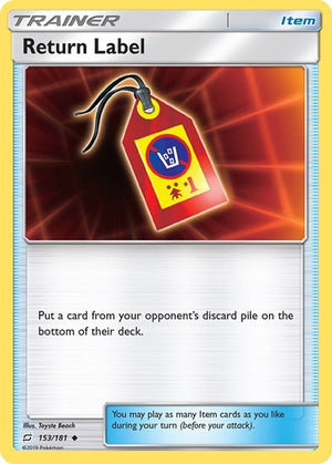 Pokemon TCG - SM - Team Up - Return Label - 153/181