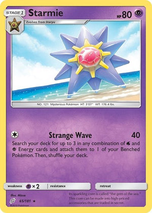 Pokemon TCG - SM - Team Up - Starmie - 65/181 - Reverse Holofoil