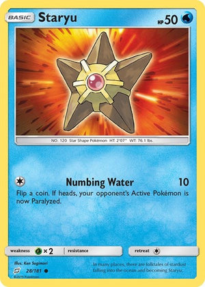 Pokemon TCG - SM - Team Up - Staryu - 28/181