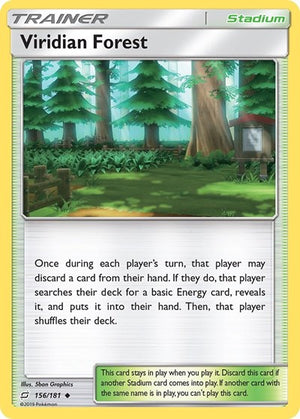 Pokemon TCG - SM - Team Up - Viridian Forest - 156/181