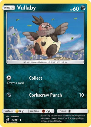 Pokemon TCG - SM - Team Up - Vullaby - 92/181