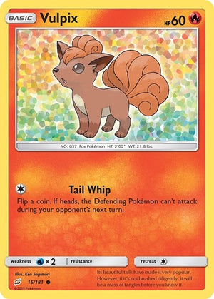 Pokemon TCG - SM - Team Up - Vulpix - 15/181