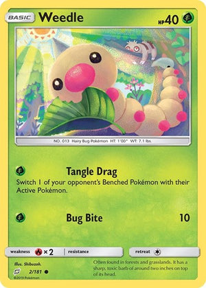 Pokemon TCG - SM - Team Up - Weedle - 2/181