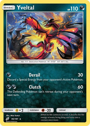 Pokemon TCG - SM - Team Up - Yveltal - 95/181 - Reverse Holofoil