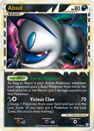 Pokemon TCG - Triumphant - Absol - 91/102 - Holofoil