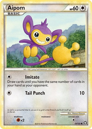 Pokemon TCG - Triumphant - Aipom - 55/102
